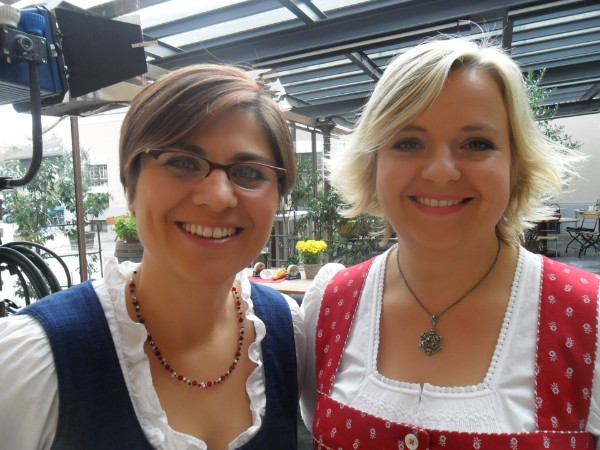 so, iatz san ma fertig gschminkt!